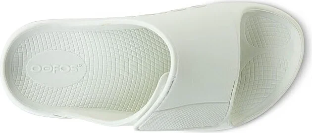 OOFOS OOahh Sport Flex Slide Walking Shoes Cosmic Gray : Men's 10 - Women's 12 Medium, Rubber - Image 2