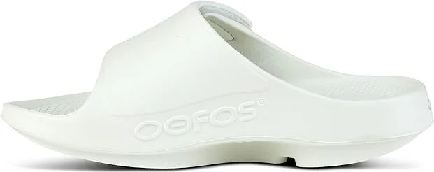 OOFOS OOahh Sport Flex Slide Walking Shoes Cosmic Gray : Men's 10 - Women's 12 Medium, Rubber - Image 6