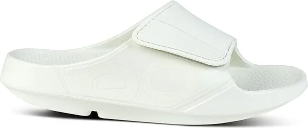 OOFOS OOahh Sport Flex Slide Walking Shoes Cosmic Gray : Men's 10 - Women's 12 Medium, Rubber - Image 7