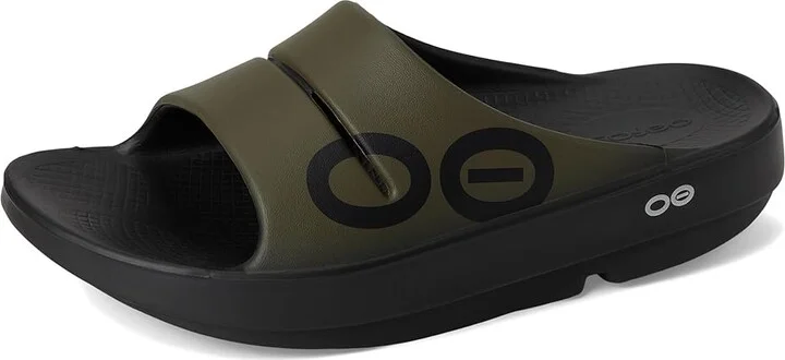 OOFOS OOahh Sport Sandal Sandals Tactical Green : Men's 3 - Women's 5 Medium - Image 5