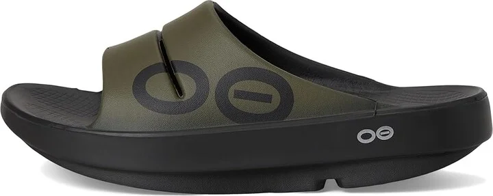 OOFOS OOahh Sport Sandal Sandals Tactical Green : Men's 3 - Women's 5 Medium - Image 6