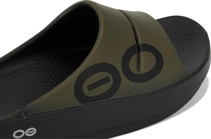 OOFOS OOahh Sport Sandal Sandals Tactical Green : Men's 3 - Women's 5 Medium - Image 7