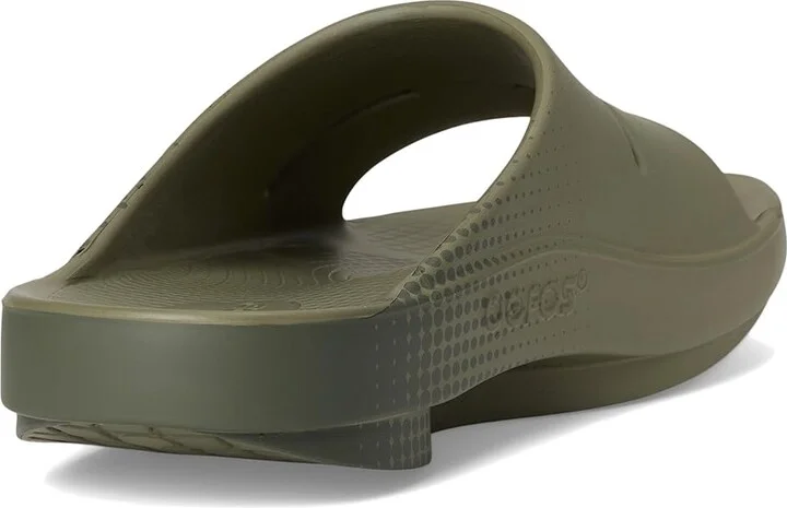 OOFOS Ooahh Sport Slide Shoes Foliage : Men's 10 - Women's 12 Medium - Image 4