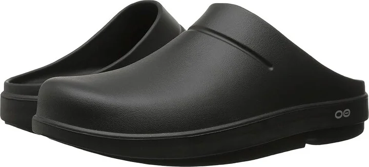 OOFOS OOcloog Clog Shoes Black/Black : Men's 4 - Women's 6 Medium, Synthetic
