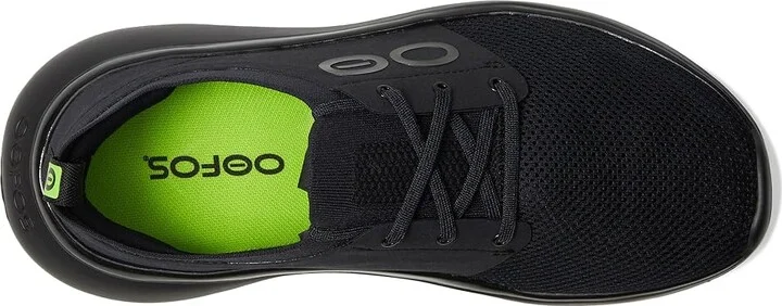 OOFOS OOmy Stride Men's Shoes Black : 9.5 M, Textile - Image 2