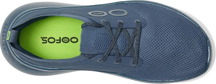 OOFOS OOmy Stride Men's Shoes Moroccan Blue : 13 M, Textile - Image 2