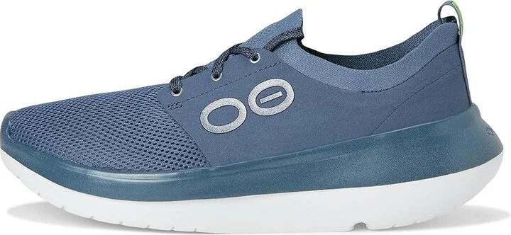 OOFOS OOmy Stride Men's Shoes Moroccan Blue : 13 M, Textile - Image 6
