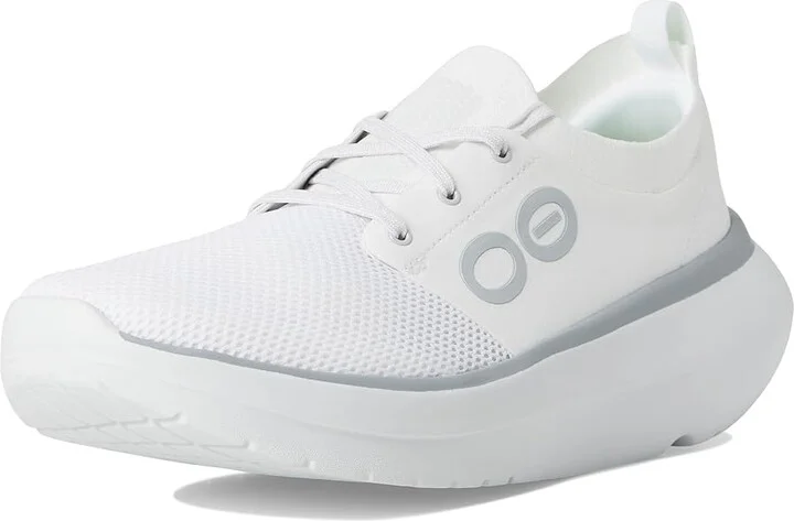 OOFOS OOmy Stride Men's Shoes White : 10 M, Textile - Image 5