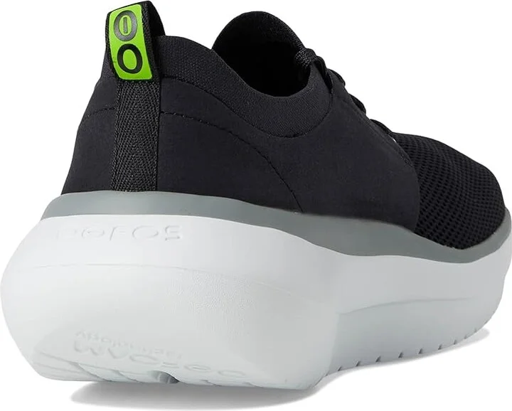 OOFOS OOmy Stride Men's Shoes White Black : 13 M, Textile - Image 4