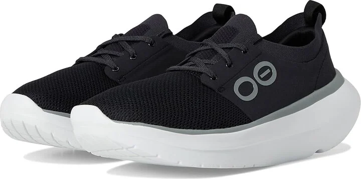 OOFOS OOmy Stride Men's Shoes White Black : 13 M, Textile