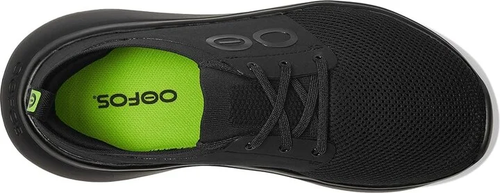 OOFOS OOmy Stride Women's Shoes Black : 8.5 M, Textile - Image 2
