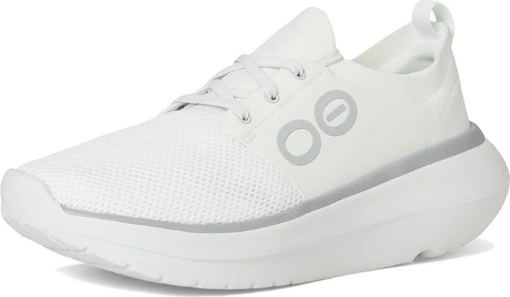 OOFOS OOmy Stride Women's Shoes White : 7 M, Textile - Image 5