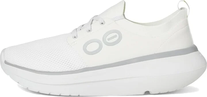 OOFOS OOmy Stride Women's Shoes White : 7 M, Textile - Image 6