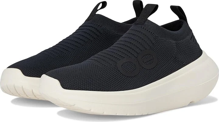 OOFOS Oomy Zen Women's Shoes Chalk/Black : 8.5 Medium, Synthetic