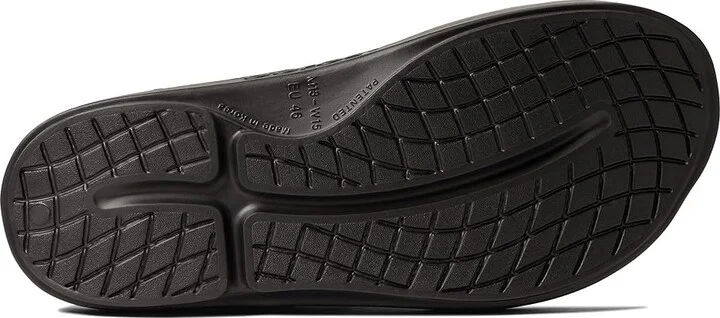 OOFOS OOriginal Sandal Sandals Black : Men's 3 - Women's 5 Medium, Synthetic - Image 4