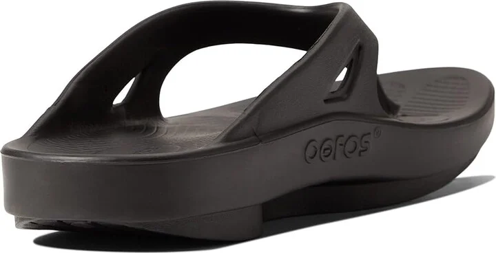 OOFOS OOriginal Sandal Sandals Black : Men's 3 - Women's 5 Medium, Synthetic - Image 5