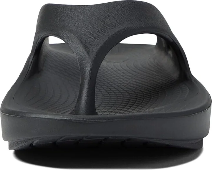 OOFOS OOriginal Sandal Sandals Black : Men's 3 - Women's 5 Medium, Synthetic - Image 6