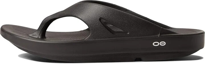 OOFOS OOriginal Sandal Sandals Black : Men's 3 - Women's 5 Medium, Synthetic - Image 7