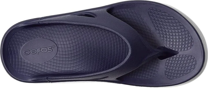 OOFOS OOriginal Sandal Sandals Navy : Men's 4 - Women's 6 Medium, Synthetic - Image 2