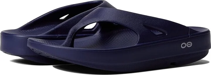 OOFOS OOriginal Sandal Sandals Navy : Men's 4 - Women's 6 Medium, Synthetic