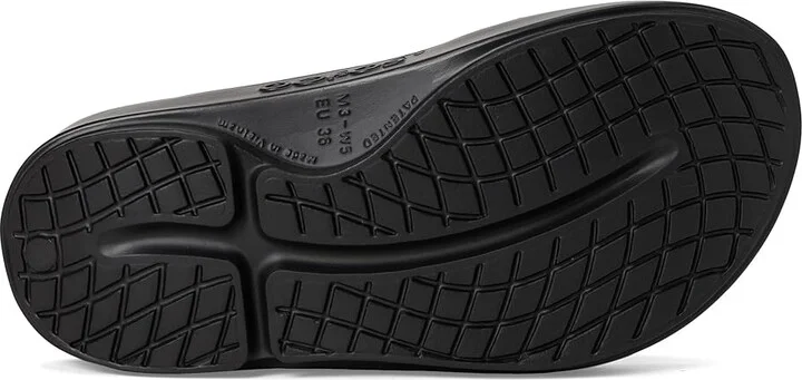 OOFOS OOriginal Sport Thong Walking Shoes Black Water Camo : Men's 4 - Women's 6 Medium, Synthetic - Image 3