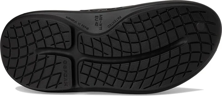 OOFOS Ooyea Wedge Shoes Black : Men's 3 - Women's 5 Medium, Synthetic - Image 3