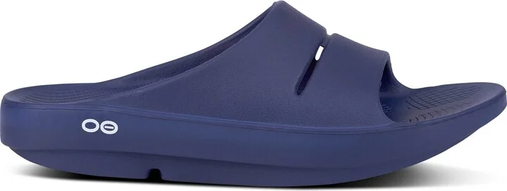 OOFOS Unisex OOahh Slide -Navy