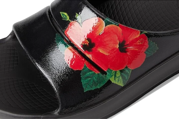 OOFOS Women's OOahh Limited Women's Shoes Pop Hibiscus : 11 M, Synthetic - Image 7