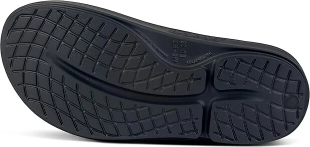 OOFOS Women's OOahh Luxe Slide Women's Walking Shoes Frost : 10 M, Rubber - Image 3