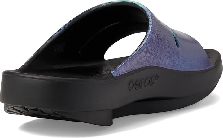 OOFOS Women's Ooahh Luxe Women's Sandals Atlantis : 10 M, Synthetic - Image 4