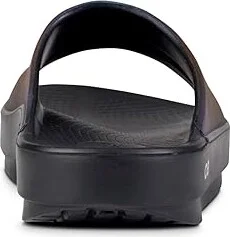 OOFOS Women's Ooahh Luxe Women's Sandals Midnight Spectre : 5 M, Synthetic - Image 4