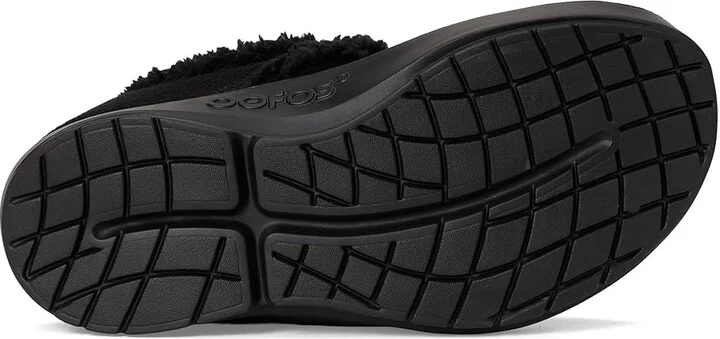 OOFOS Women's OOcoozie Low Women's Shoes Black : 5 M, Textile - Image 3