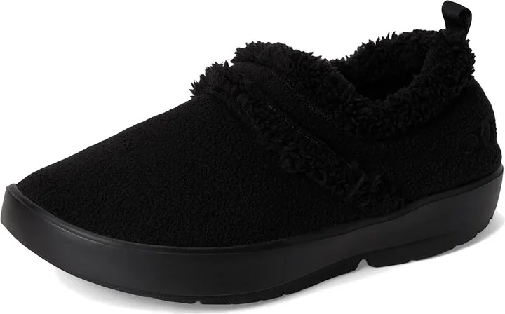 OOFOS Women's OOcoozie Low Women's Shoes Black : 5 M, Textile - Image 5