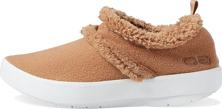 OOFOS Women's OOcoozie Low Women's Shoes Chestnut : 5 M, Textile - Image 6
