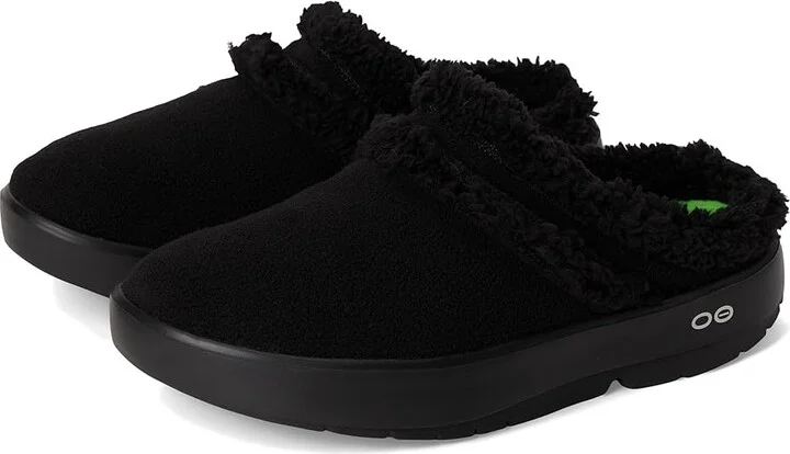 OOFOS Women's OOcoozie Mule Women's Shoes Black : 6 M, Synthetic