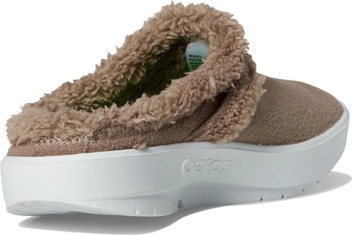 OOFOS Women's OOcoozie Mule Women's Shoes Chocolate : 5 M, Synthetic - Image 4