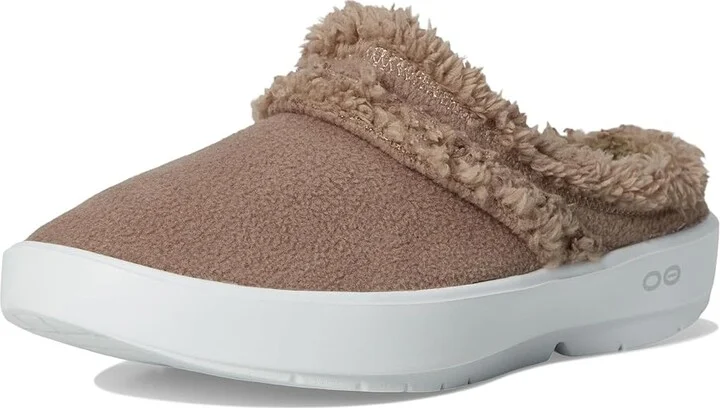 OOFOS Women's OOcoozie Mule Women's Shoes Chocolate : 5 M, Synthetic - Image 5