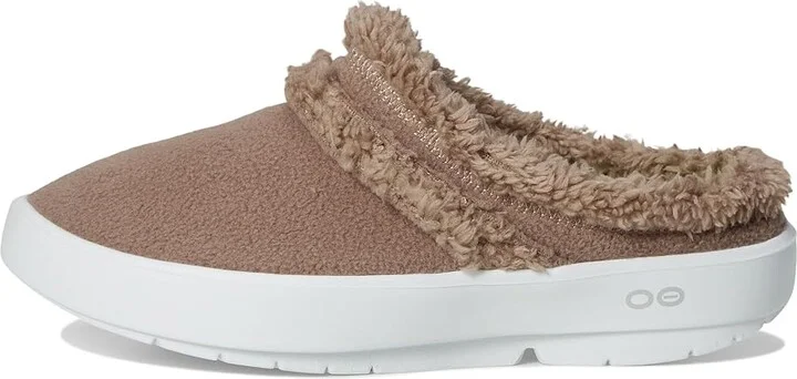 OOFOS Women's OOcoozie Mule Women's Shoes Chocolate : 5 M, Synthetic - Image 6