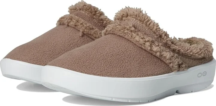 OOFOS Women's OOcoozie Mule Women's Shoes Chocolate : 5 M, Synthetic