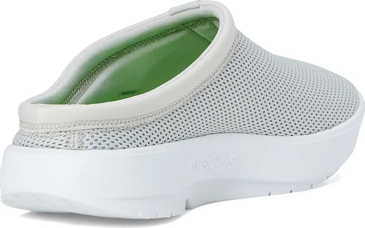 OOFOS Women's OOcoozie Sport Mule Shoe Women's Walking Shoes White/Grey : 9.5 M, Synthetic - Image 4