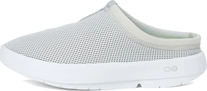 OOFOS Women's OOcoozie Sport Mule Shoe Women's Walking Shoes White/Grey : 9.5 M, Synthetic - Image 6