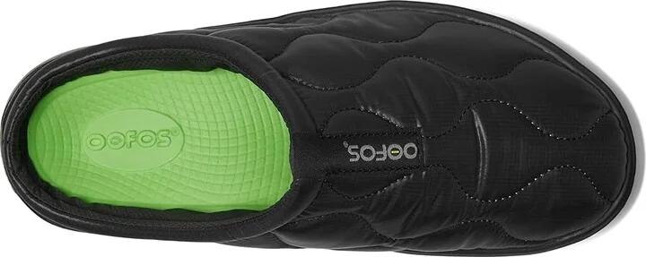 OOFOS Women's OOcoozie Thermo Mule Shoe Women's Walking Shoes Black : 6.5 M, Rubber/Synthetic - Image 2