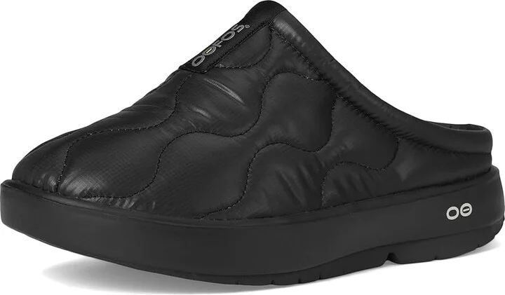OOFOS Women's OOcoozie Thermo Mule Shoe Women's Walking Shoes Black : 6.5 M, Rubber/Synthetic - Image 5