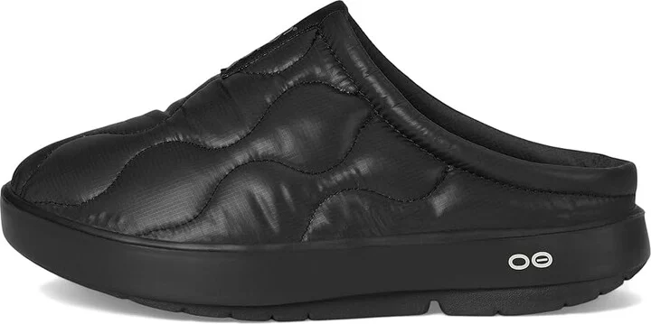 OOFOS Women's OOcoozie Thermo Mule Shoe Women's Walking Shoes Black : 6.5 M, Rubber/Synthetic - Image 6