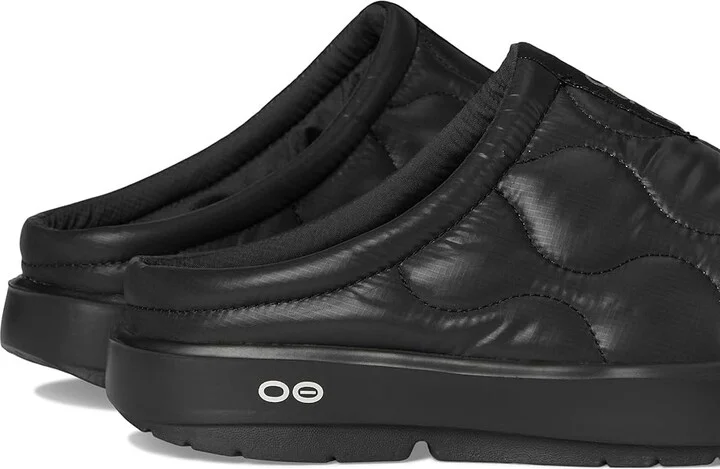 OOFOS Women's OOcoozie Thermo Mule Shoe Women's Walking Shoes Black : 6.5 M, Rubber/Synthetic - Image 7