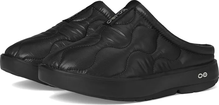 OOFOS Women's OOcoozie Thermo Mule Shoe Women's Walking Shoes Black : 6.5 M, Rubber/Synthetic
