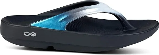 OOFOS Women's OOlala Luxe Thong Women's Walking Shoes Frost : 6 M, Rubber - Image 7