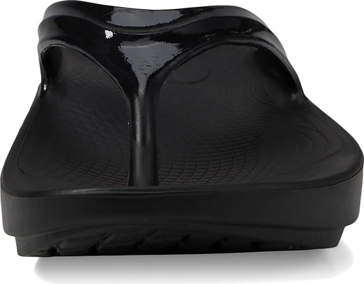 OOFOS Women's OOlala Sandal Women's Sandals Black/Black : 5 M, Synthetic - Image 3