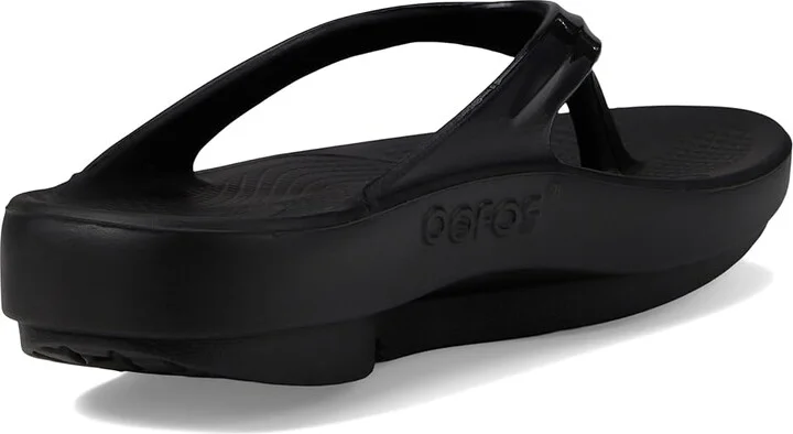 OOFOS Women's OOlala Sandal Women's Sandals Black/Black : 5 M, Synthetic - Image 5