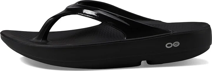 OOFOS Women's OOlala Sandal Women's Sandals Black/Black : 5 M, Synthetic - Image 7
